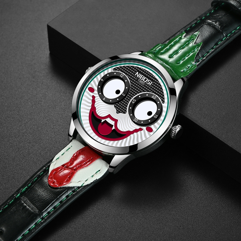 Cool Joker Watch Men Classic M - مراجعة Leather Watch Band Men وسعره