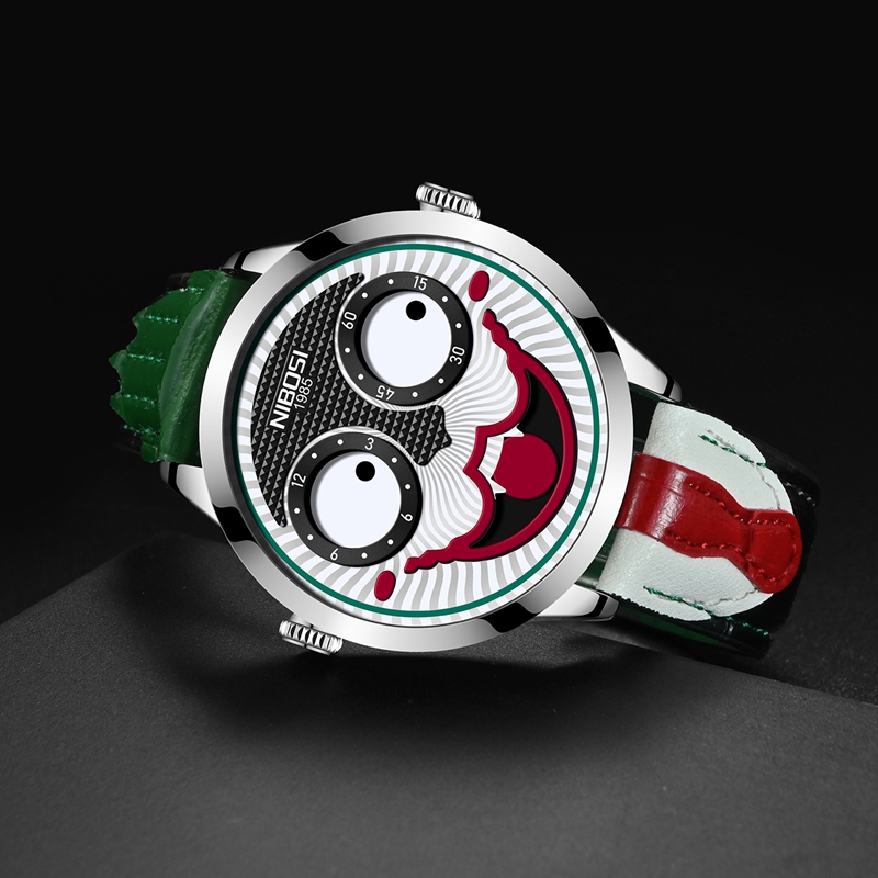 Cool Joker Watch Men Classic M - مراجعة Leather Watch Band Men وسعره