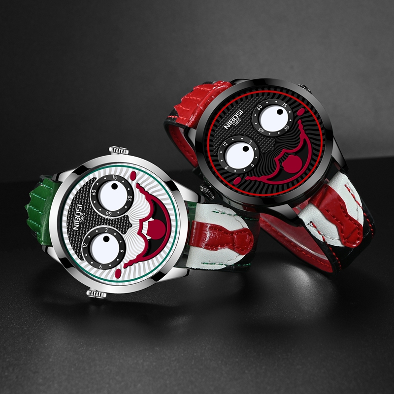 Cool Joker Watch Men Classic M - مراجعة Leather Watch Band Men وسعره