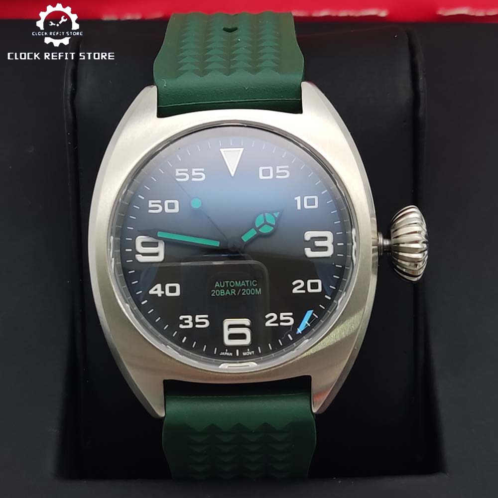 Fashion 36MM Self-Winding Move - مراجعة Rubber Strap Diver وسعره