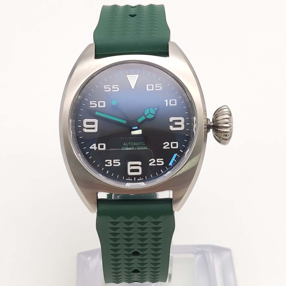Fashion 36MM Self-Winding Move - مراجعة Rubber Strap Diver وسعره