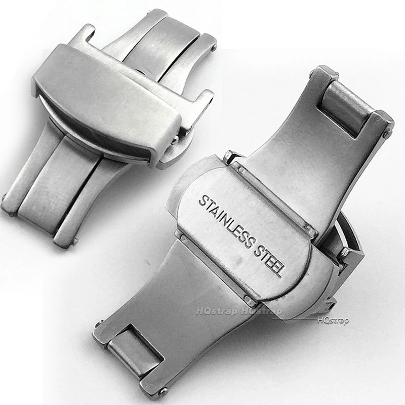 Matte Stainless Steel Butterfl - مراجعة Butterfly Clasp Deployant وسعره