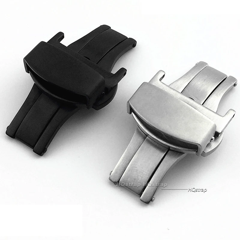 Matte Stainless Steel Butterfl - مراجعة Butterfly Clasp Deployant وسعره