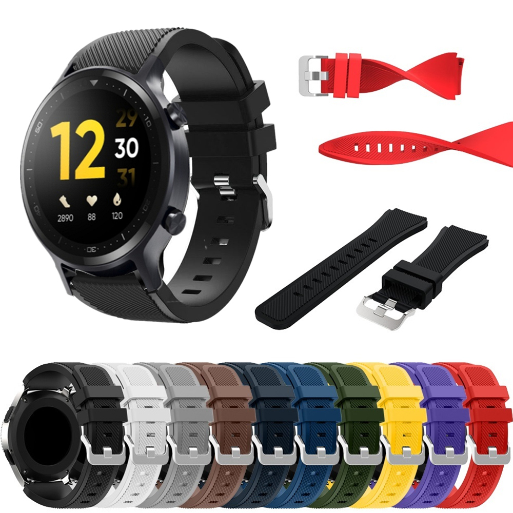 22mm Silicone Strap For Realme - مراجعة Silicone Watch Band 22Mm وسعره