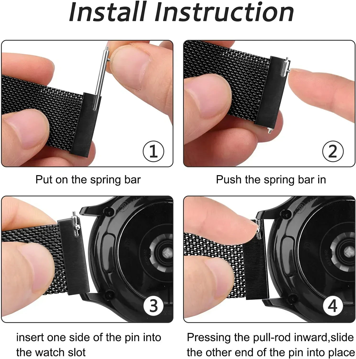 20mm 22mm Milanese Loop For CO - مراجعة Milanese Loop Magnetic وسعره