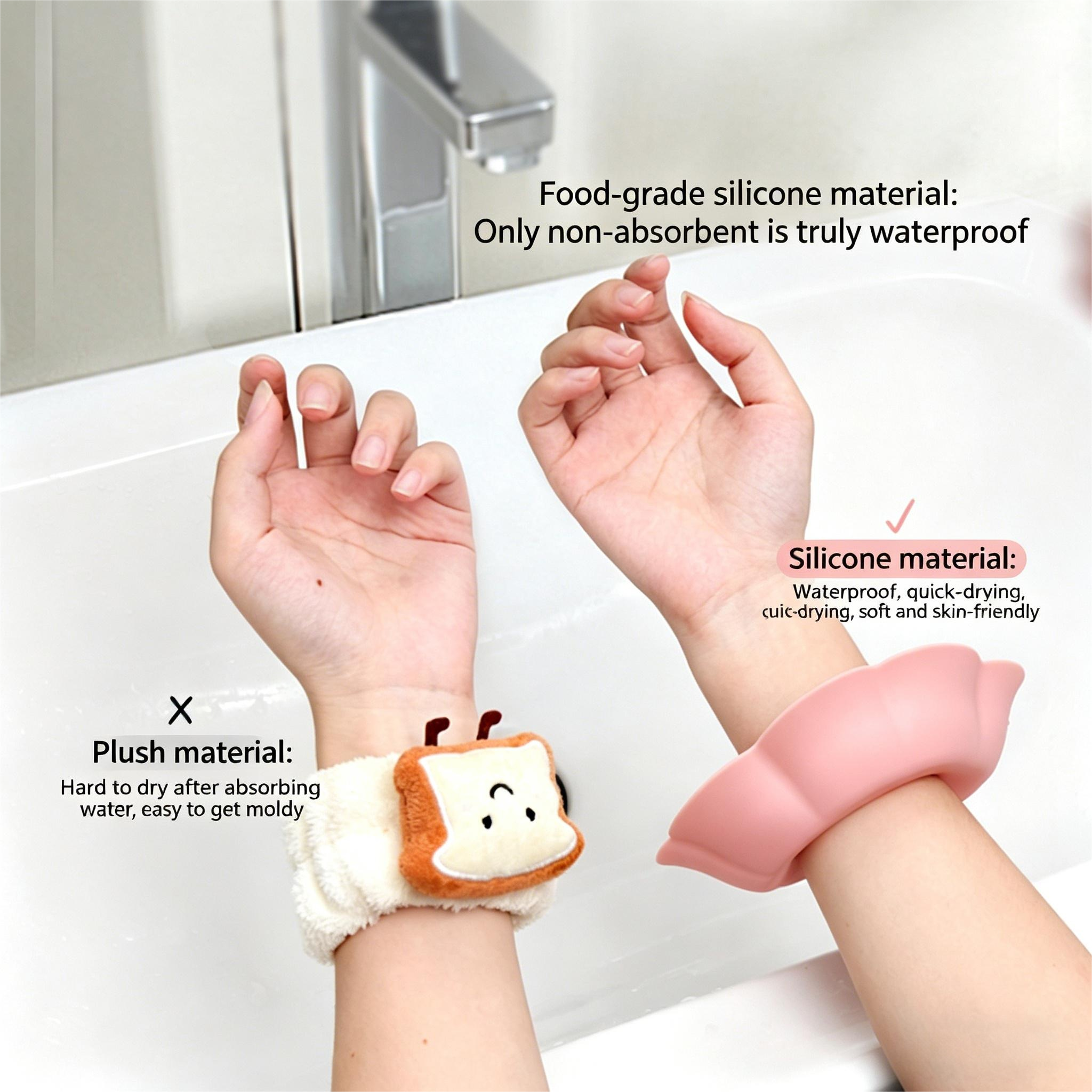 2Pcs Women Silicone Face Wash  - مراجعة Silicone Band Women وسعره