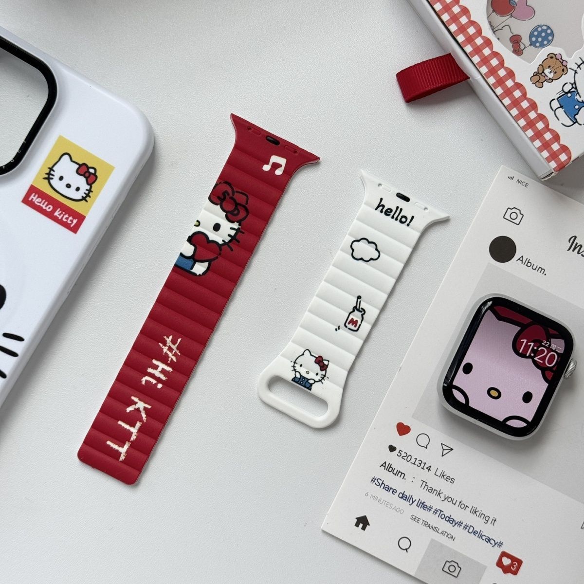 Anime Sanrio Hello Kitty Kurom - مراجعة Silicone Band Women وسعره