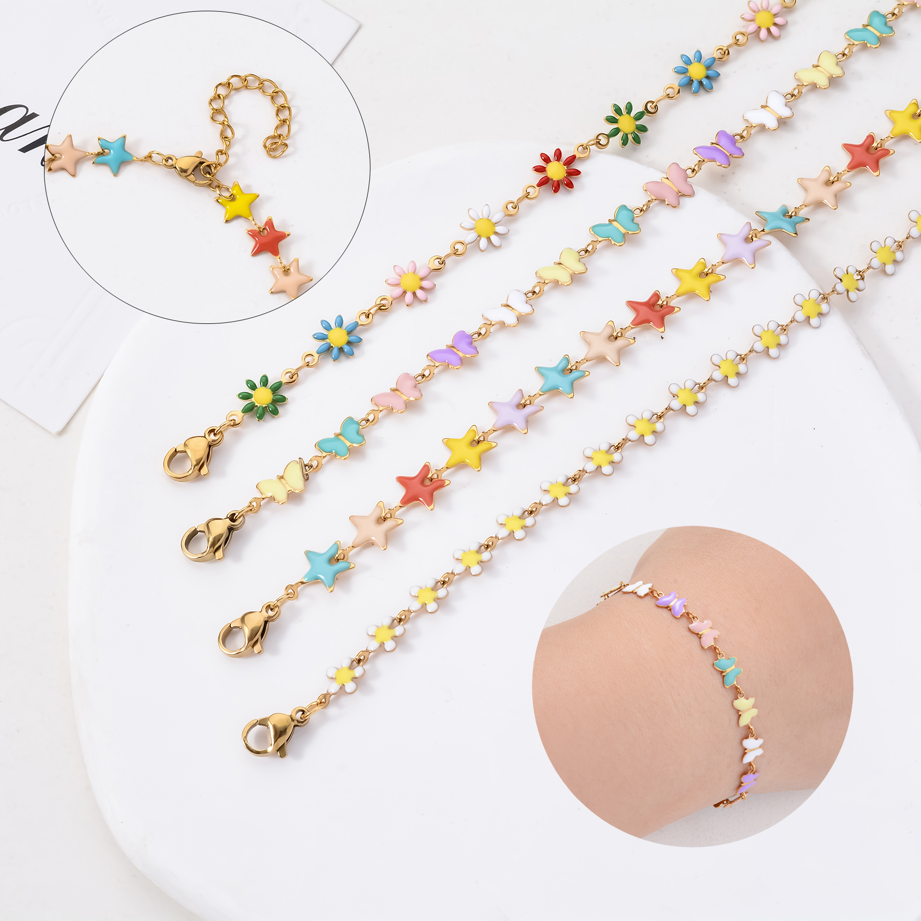 1Pcs Stainless Steel For Women - مراجعة Butterfly Clasp Deployant وسعره