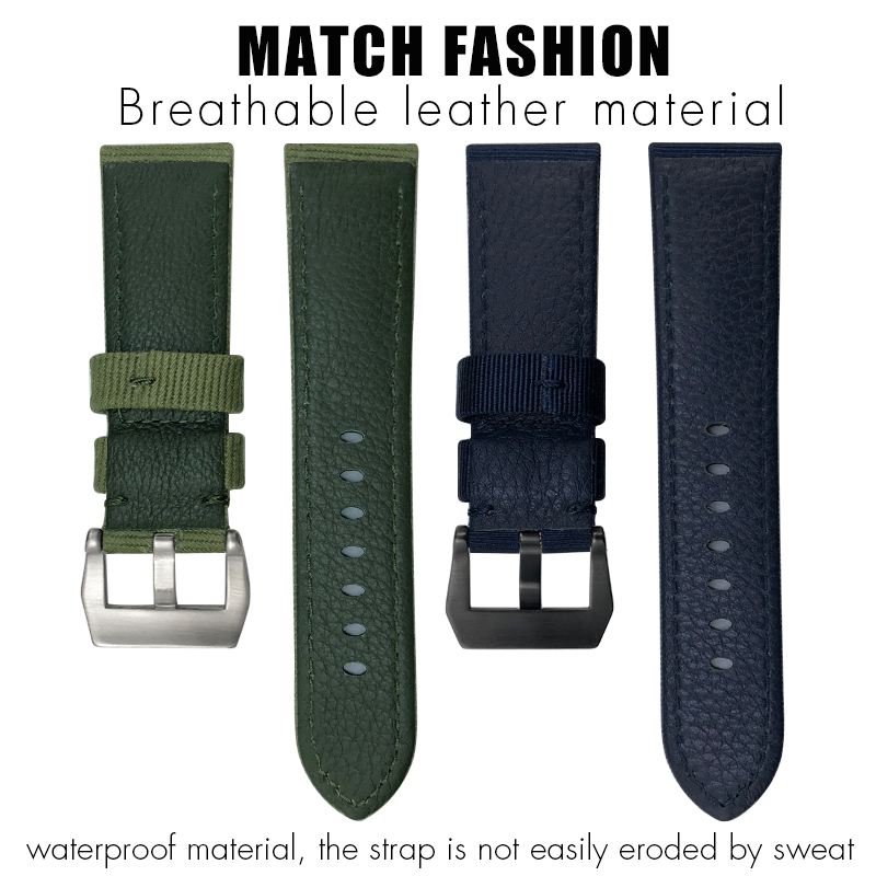 for Panerai 24mm New Nylon Wat - مراجعة Canvas Strap Watch وسعره