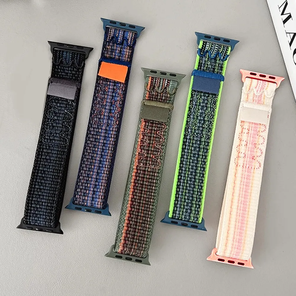 Nylon Sport Strap for Apple Wa - مراجعة Sport Loop Velcro وسعره