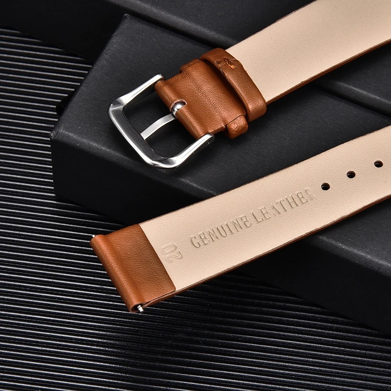Ultra-thin Calfskin Leather Wa - مراجعة Rubber Strap Diver وسعره