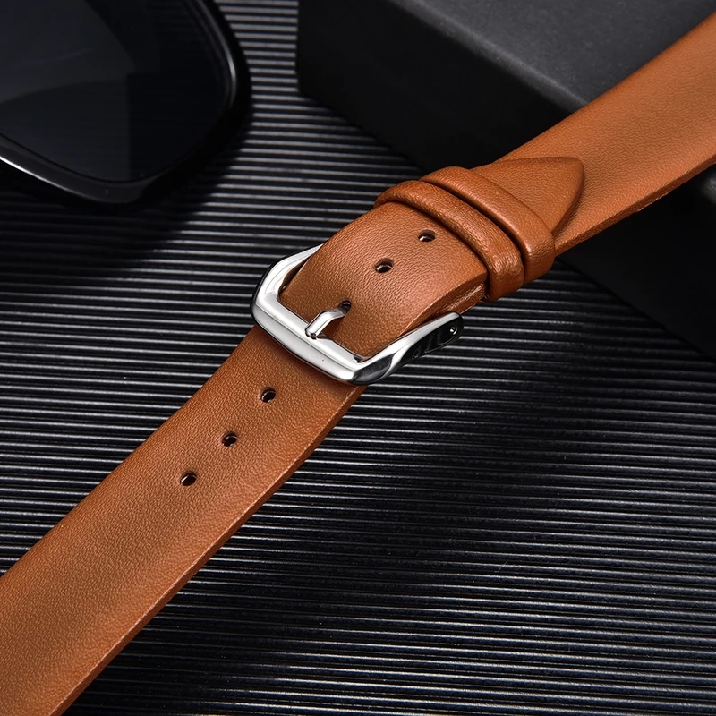 Ultra-thin Calfskin Leather Wa - مراجعة Rubber Strap Diver وسعره
