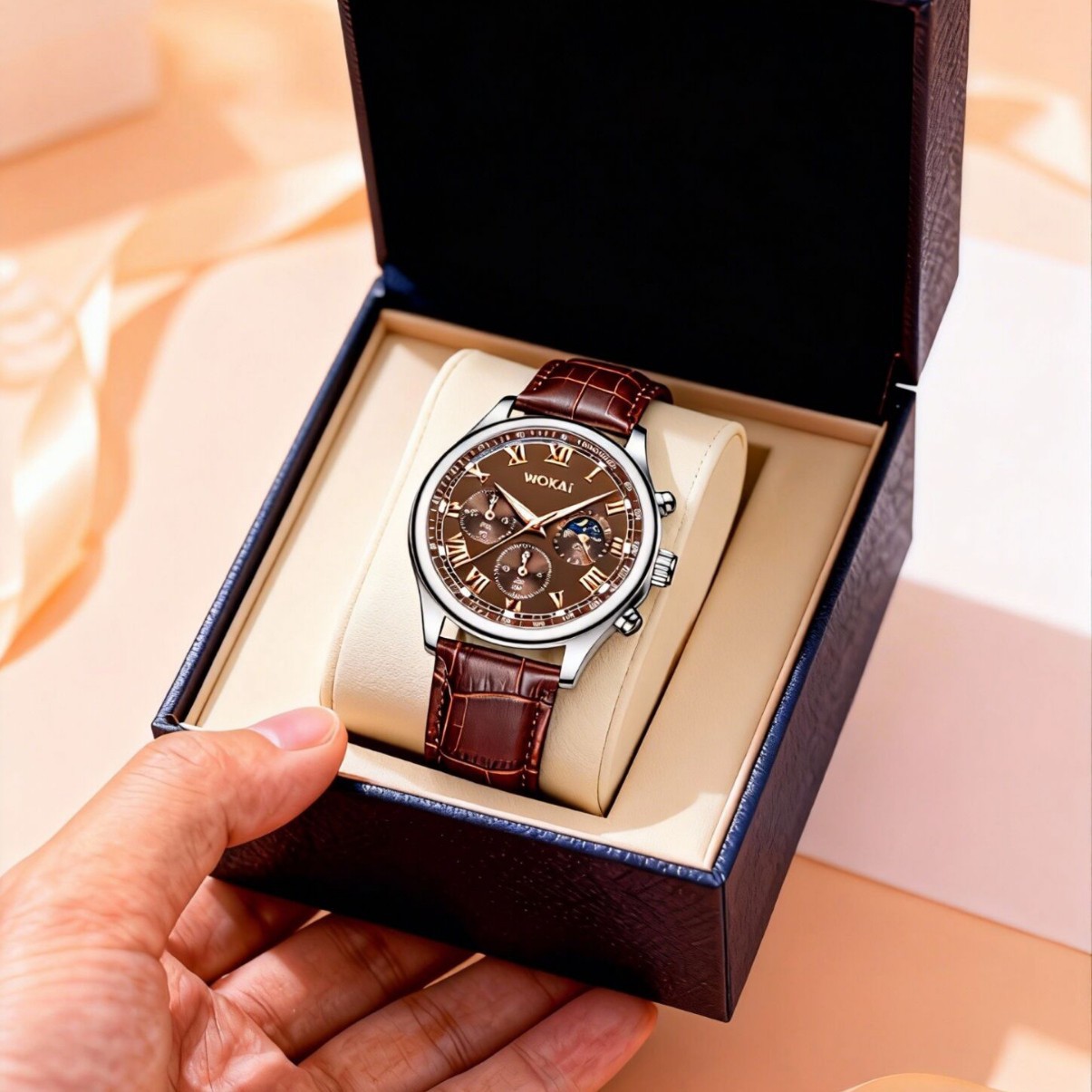 Luxury Men Business Watches Fa - مراجعة Leather Watch Band Men وسعره