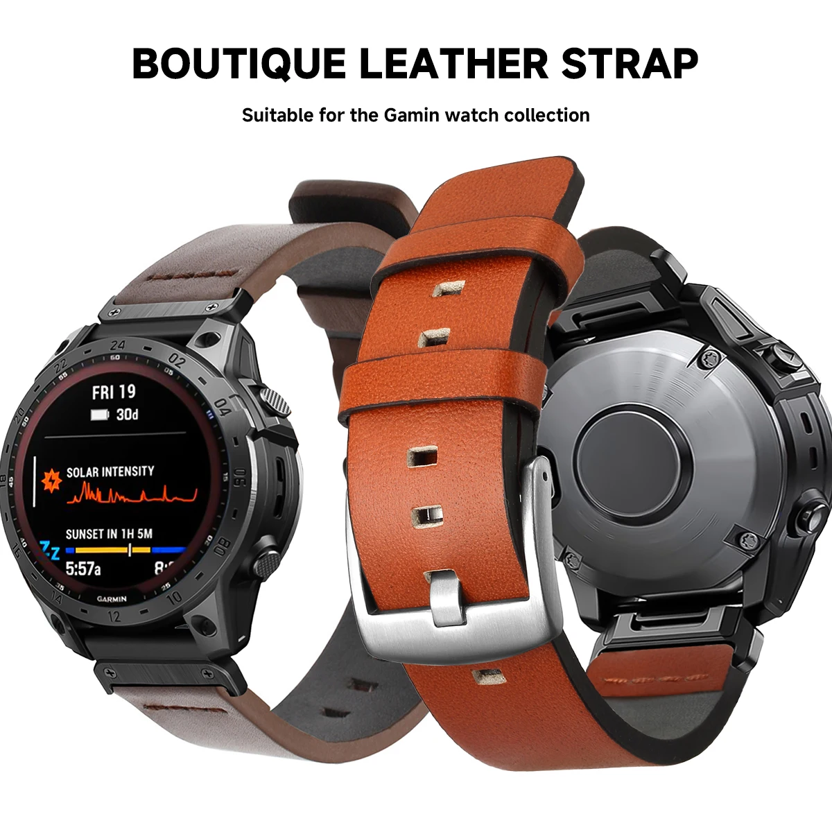 26mm 22mm Quick Fit Strap For  - مراجعة Leather Strap Quick Release وسعره