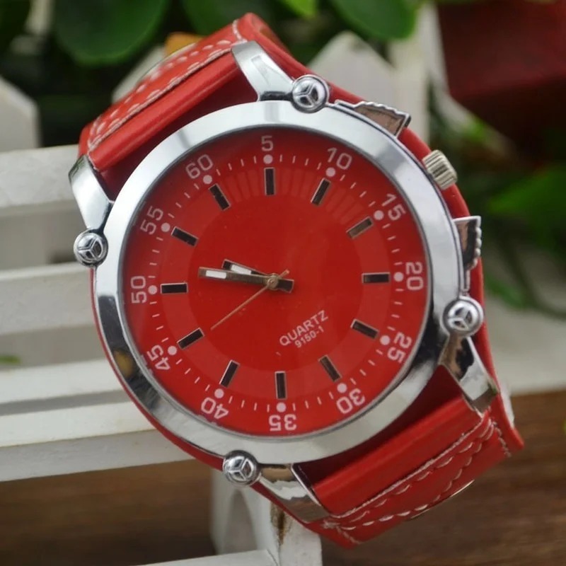 Fashion Brand Luxury Wristwatc - مراجعة Leather Watch Band Men وسعره
