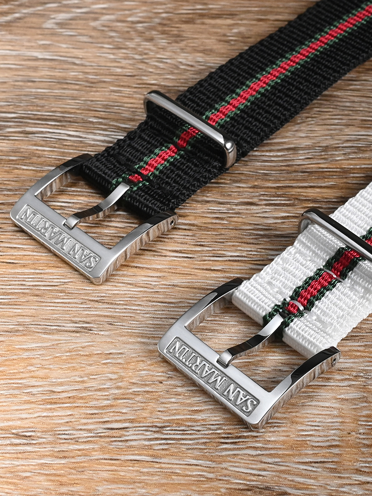 San Martin 20mm Rugged Woven F - مراجعة Tropic Strap Vintage وسعره