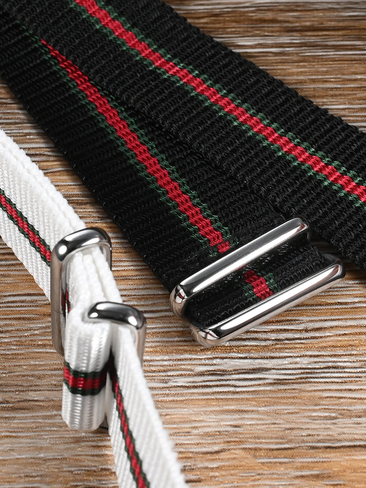 San Martin 20mm Rugged Woven F - مراجعة Tropic Strap Vintage وسعره