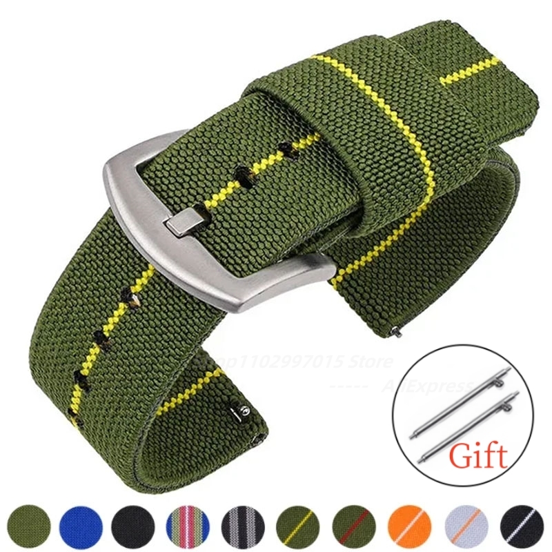 Nylon Watch Band 18mm 20mm 22m - مراجعة Nato Strap Nylon وسعره