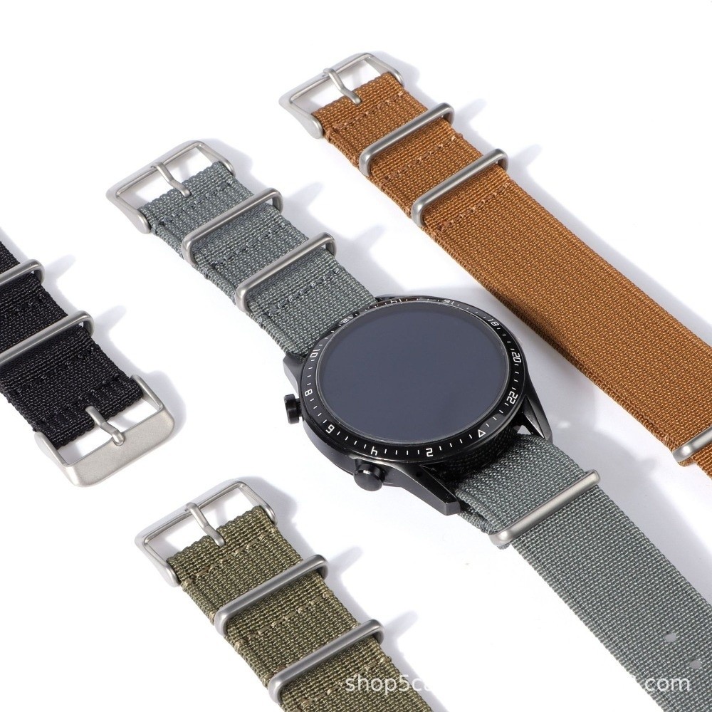 14/16/18/20/22mm NATO Watch Ba - مراجعة Nato Strap Nylon وسعره