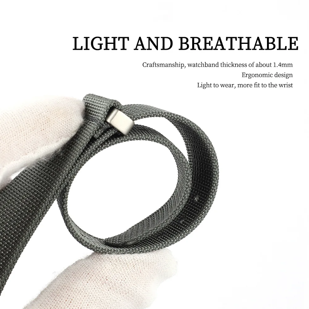 20mm 22mm High Quality Nylon W - مراجعة Canvas Strap Watch وسعره