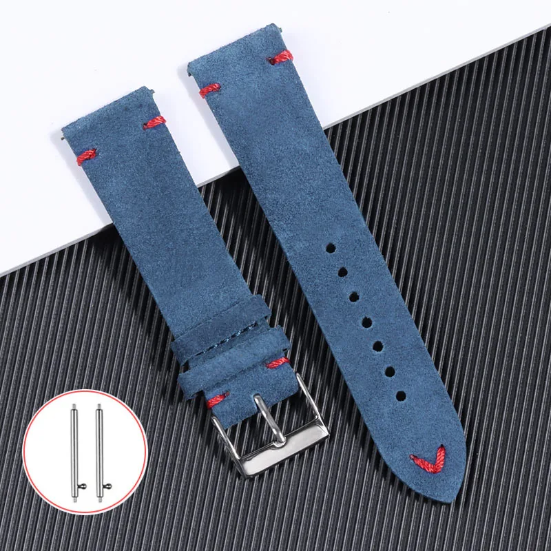 18mm 20mm 22mm High Quality Su - مراجعة Suede Strap Watch وسعره