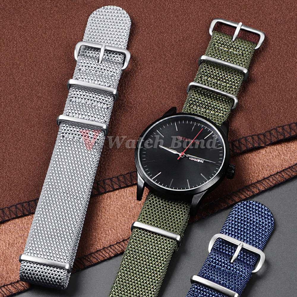 Dense Nylon Strap 20mm 22mm Wo - مراجعة Perlon Strap Woven وسعره