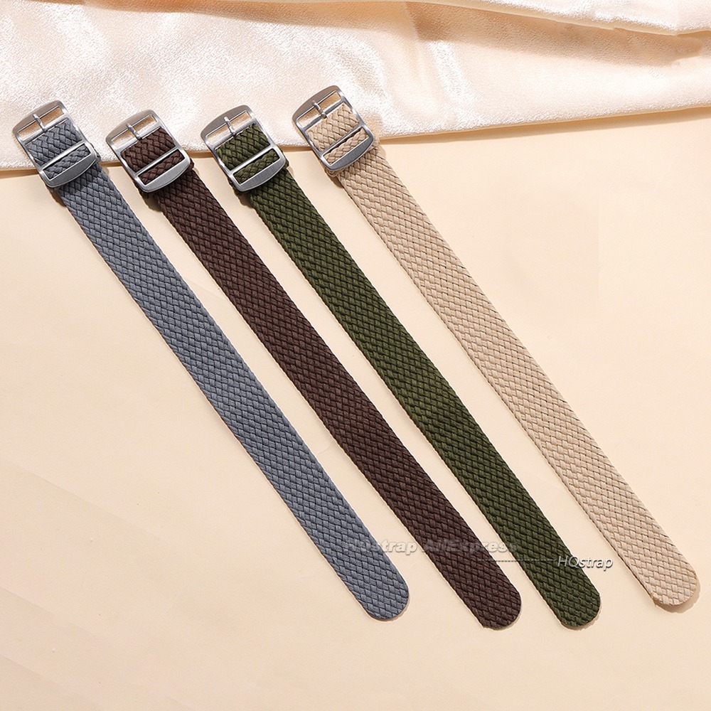 Nylon Woven Canvas Watch Band  - مراجعة Perlon Strap Woven وسعره